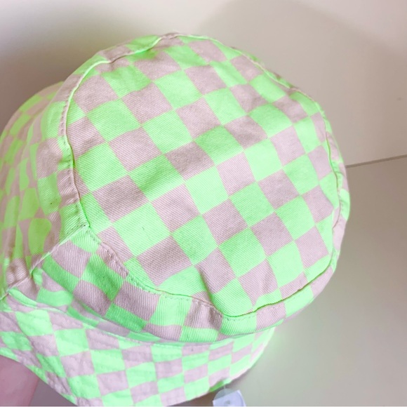 Neon 100% cotton reversible bucket hat main image 12